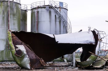 blast-resistant tents may not protect from debris