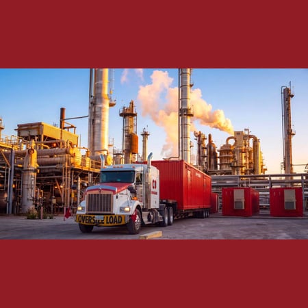 RedGuard delivering a modular blast-resistant building to an facility where multiple protective occupied buildings support operations.